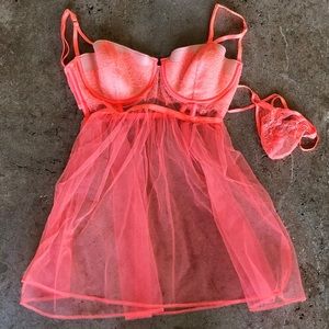 Victoria’s Secret Lingerie Baby doll. NWOT